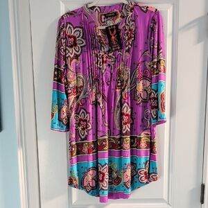 Reborn Multicolor Paisley Top